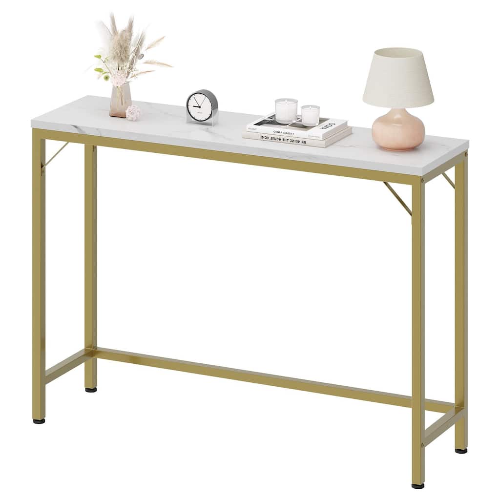 Narrow Console Table, with Outlets,