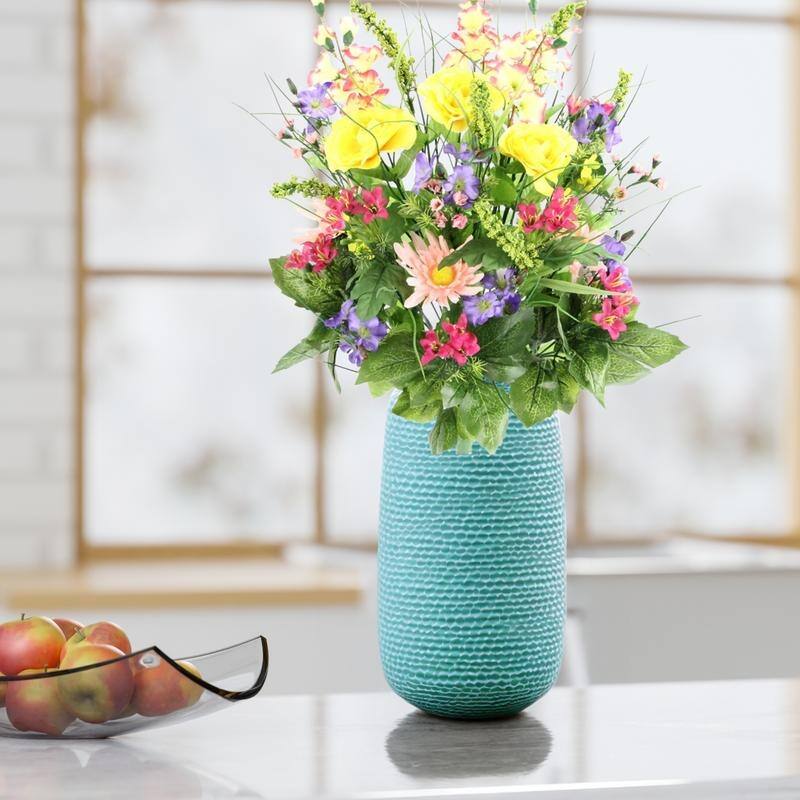Artificial Dahlia, Morning Glory 30 Stems Decoration Arrangement, - 8'6" x 13'