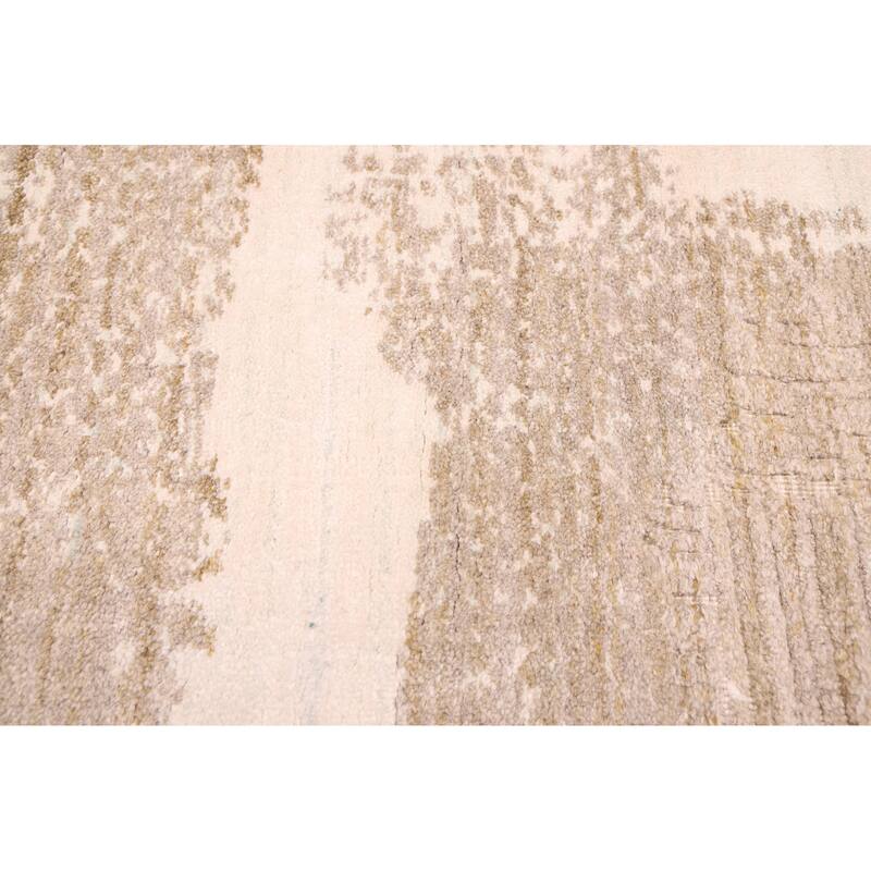 ECARPETGALLERY Hand Loomed Elysian Cream Rug - 8'2 x 9'10