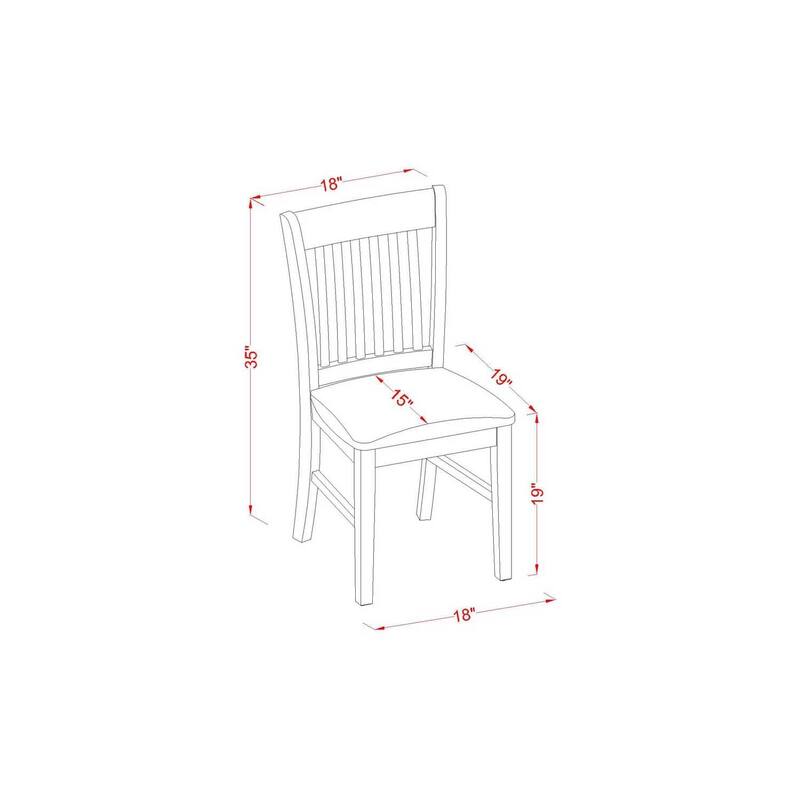 Small Kitchen Table Set 3 Piece - Round Dining Table with 4 Chairs