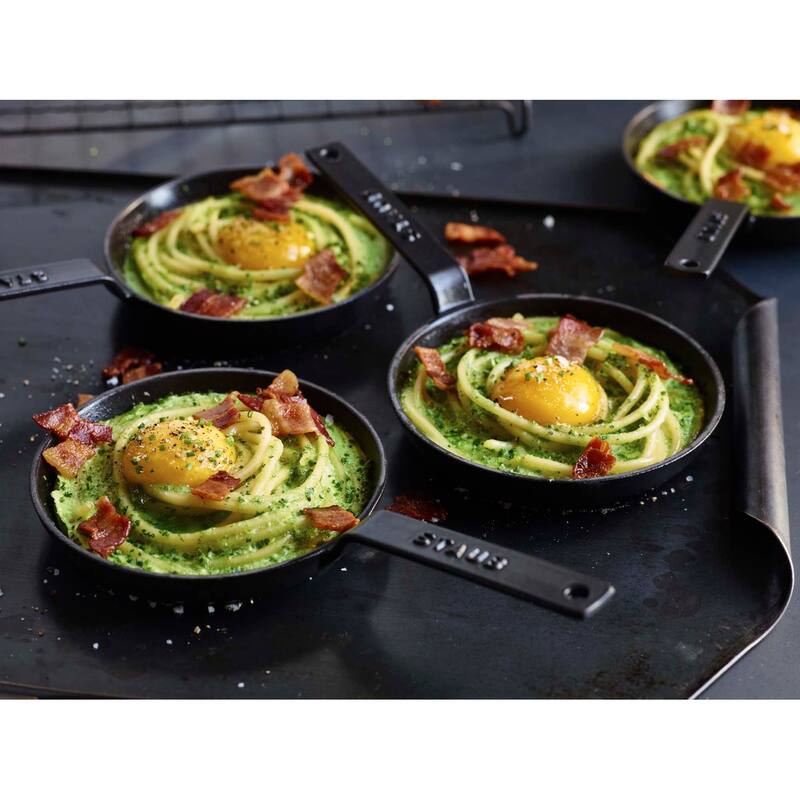 Staub Cast Iron 4.75-inch Mini Frying Pan - Matte Black