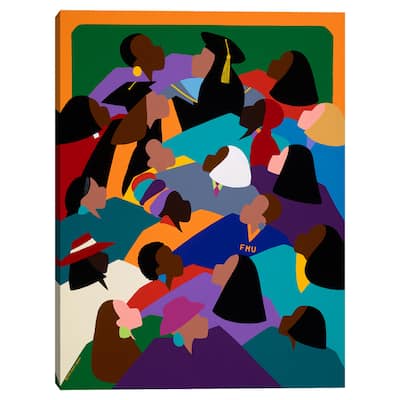 Women Lifting Their Voices by Synthia SAINT JAMES Canvas Art Print