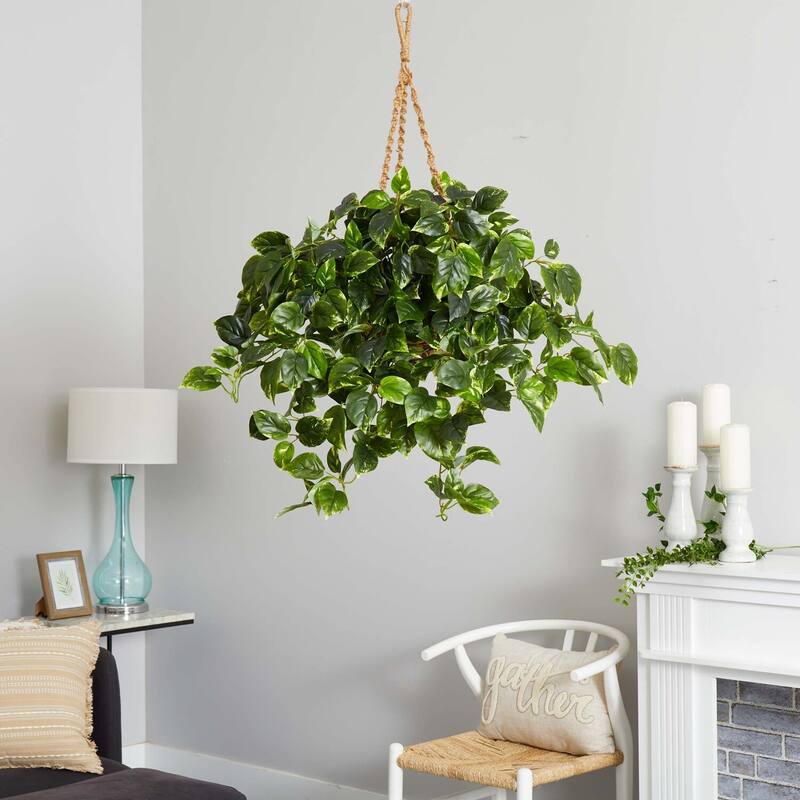 Hanging Basket Decorative Indoor Outdoor Plant Pot Baroque Beauty Design