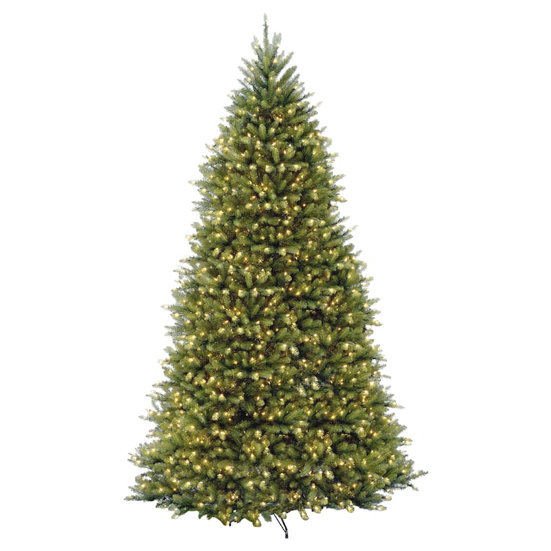 National Tree Dunhill 10 ft. Fir Tree with Clear Lights - 10 Foot - Green