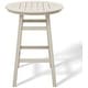 preview thumbnail 12 of 111, Polytrends Laguna Hdpe All Weather Outdoor Patio 35" Round Bar Table