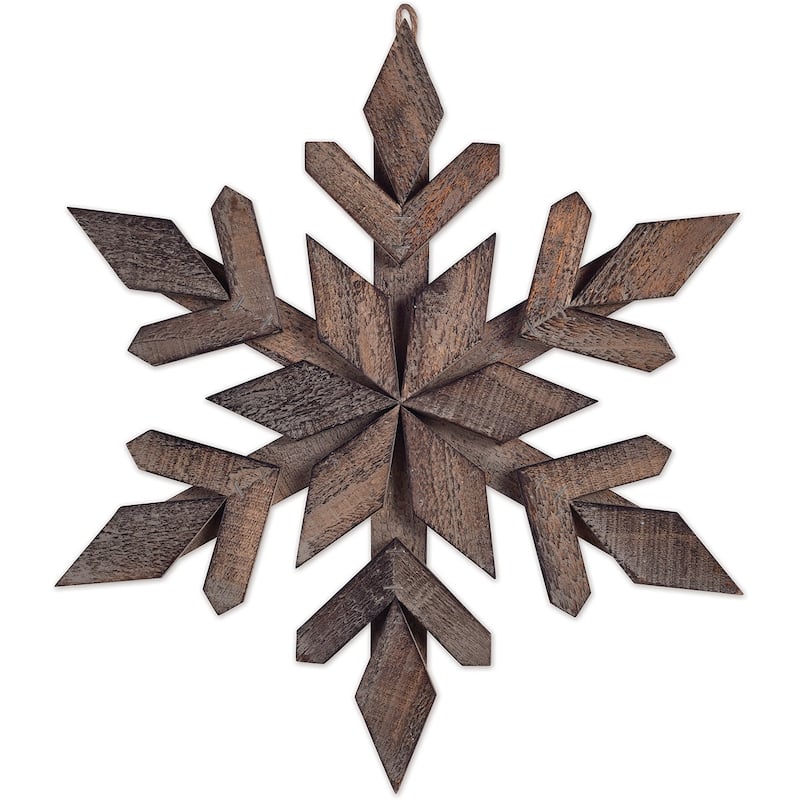 Brown Snowflake 18"