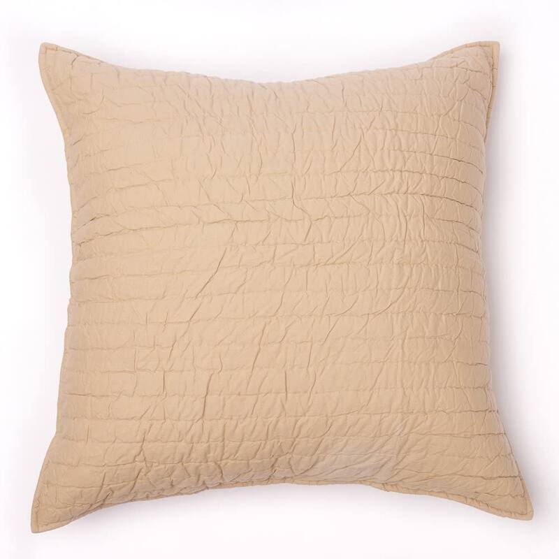 Brighton Bright Khaki Euro Sham