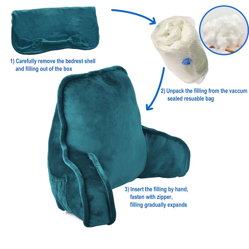 Super soft Lounger Bedrest Reading Pillow