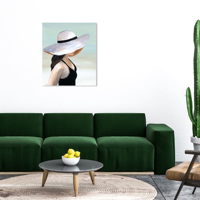 Wynwood Studio 'Island Breeze' Fashion and Glam Wall Art Canvas Print Accessories - White, Black - 30 x 36