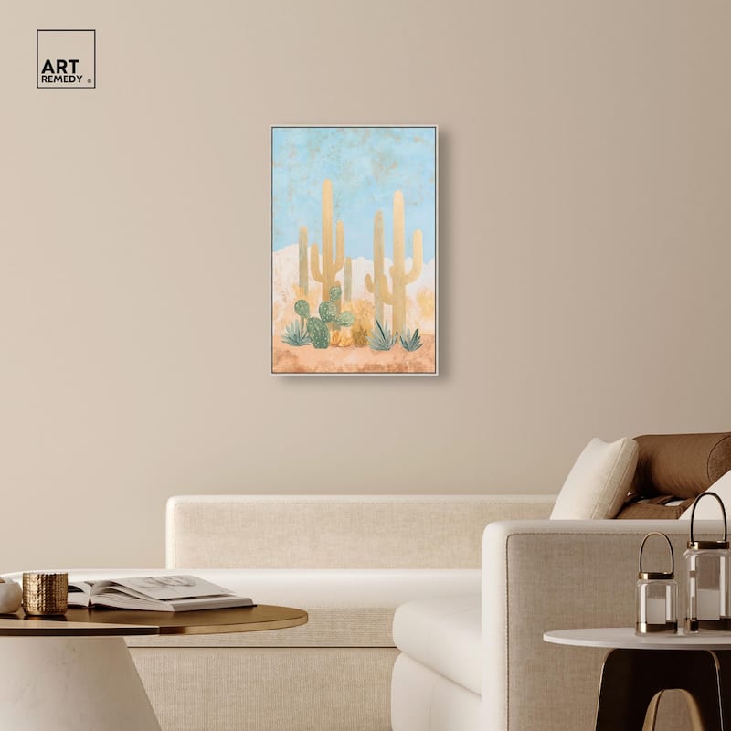 Cactus Canvas by Art Remedy