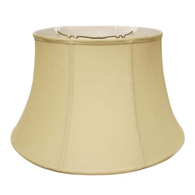 Shallow Drum Softback Lampshade with Washer Fitter, Tan