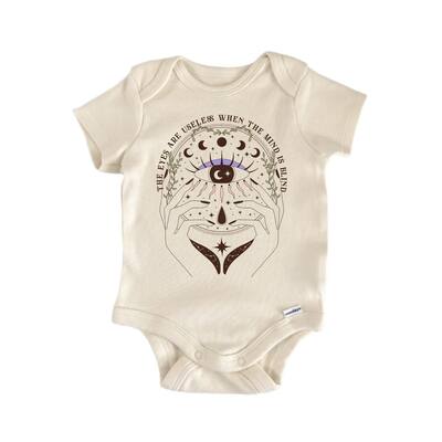 Eyes Mind Magic Mystical - Baby Boy Girl Clothes Infant Bodysuit Funny Cute Newborn
