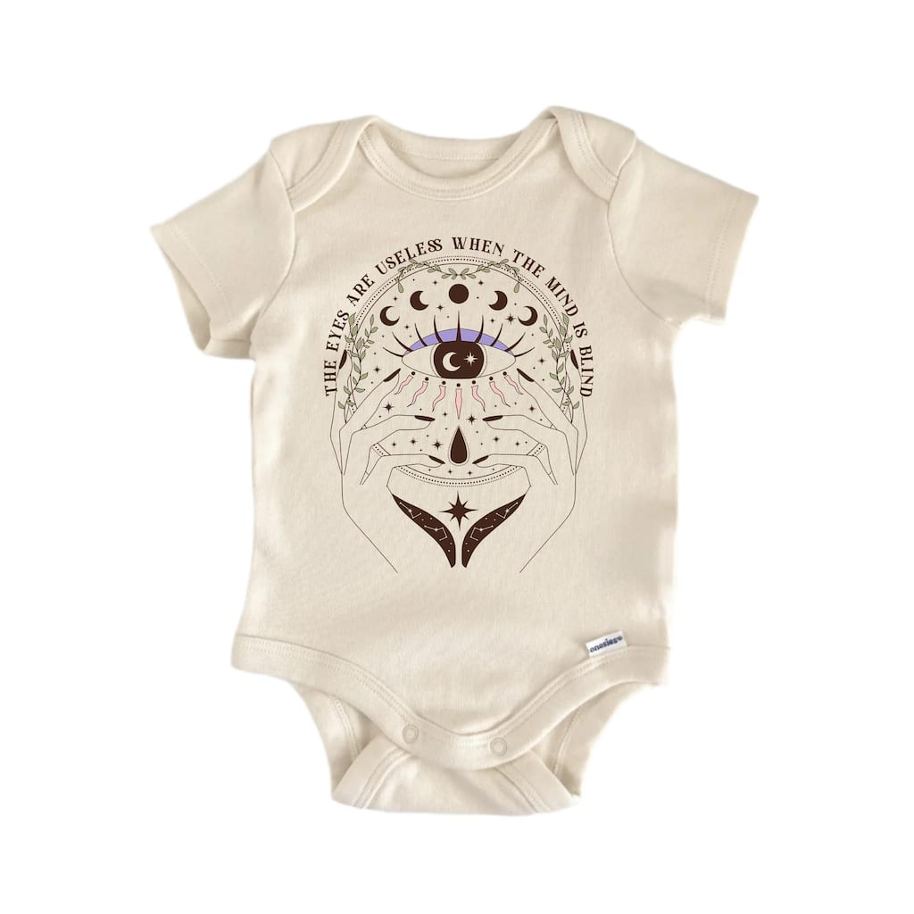 Eyes Mind Magic Mystical - Baby Boy Girl Clothes Infant Bodysuit Funny Cute Newborn