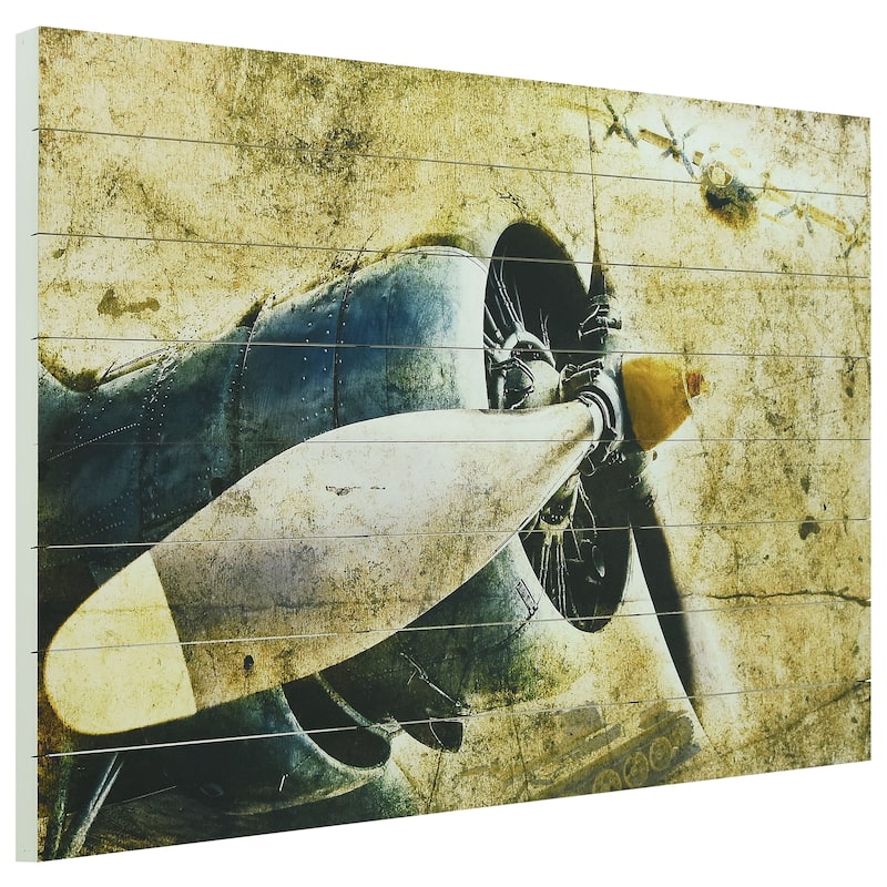 "Corsair" Arte de Legno Digital Print on Solid Wood Wall Art