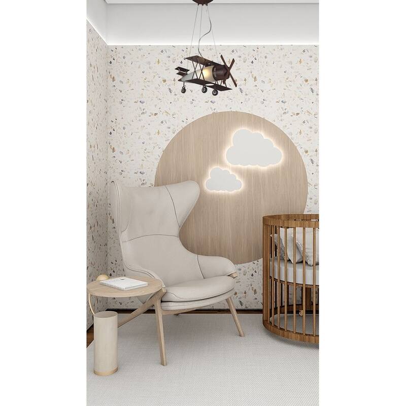 1 Light Brown Airplane Kid's Light