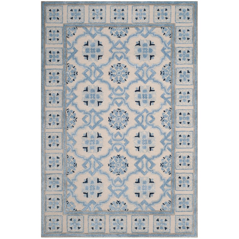 SAFAVIEH Handmade Bella Rodica Modern Floral Wool Rug