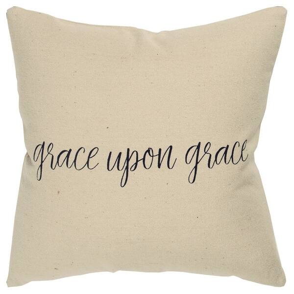 Shop Rizzy Home Natural Quote 20 X 20 Decorative Pillow
