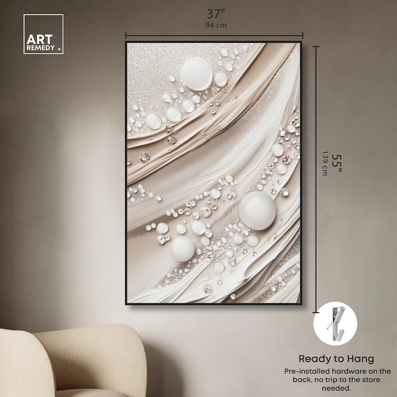 Viscous Veils IV Canvas by Art Remedy