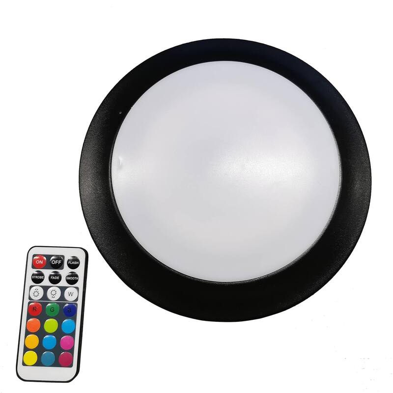 PURPLE LEAF Patio Umbrella Light with Remote Control - Black
