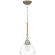 preview thumbnail 4 of 7, Laughlin 1-Light Brushed Nickel Mini Pendant - Brushed Nickel
