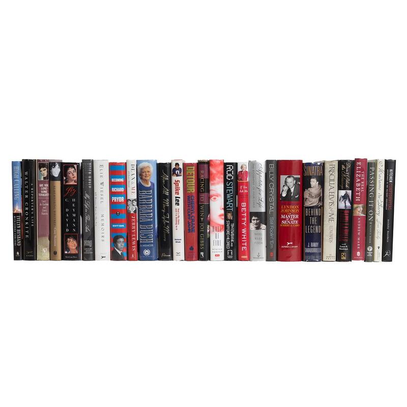 Books Decorative Accessories: Autobiographies & Biographies By The Foot