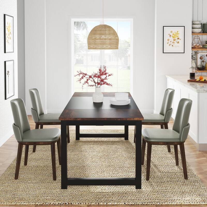 70.86" Conference Table, Meeting Table with Stable Metal Frame - 70.86”L x 31”W x 29”H