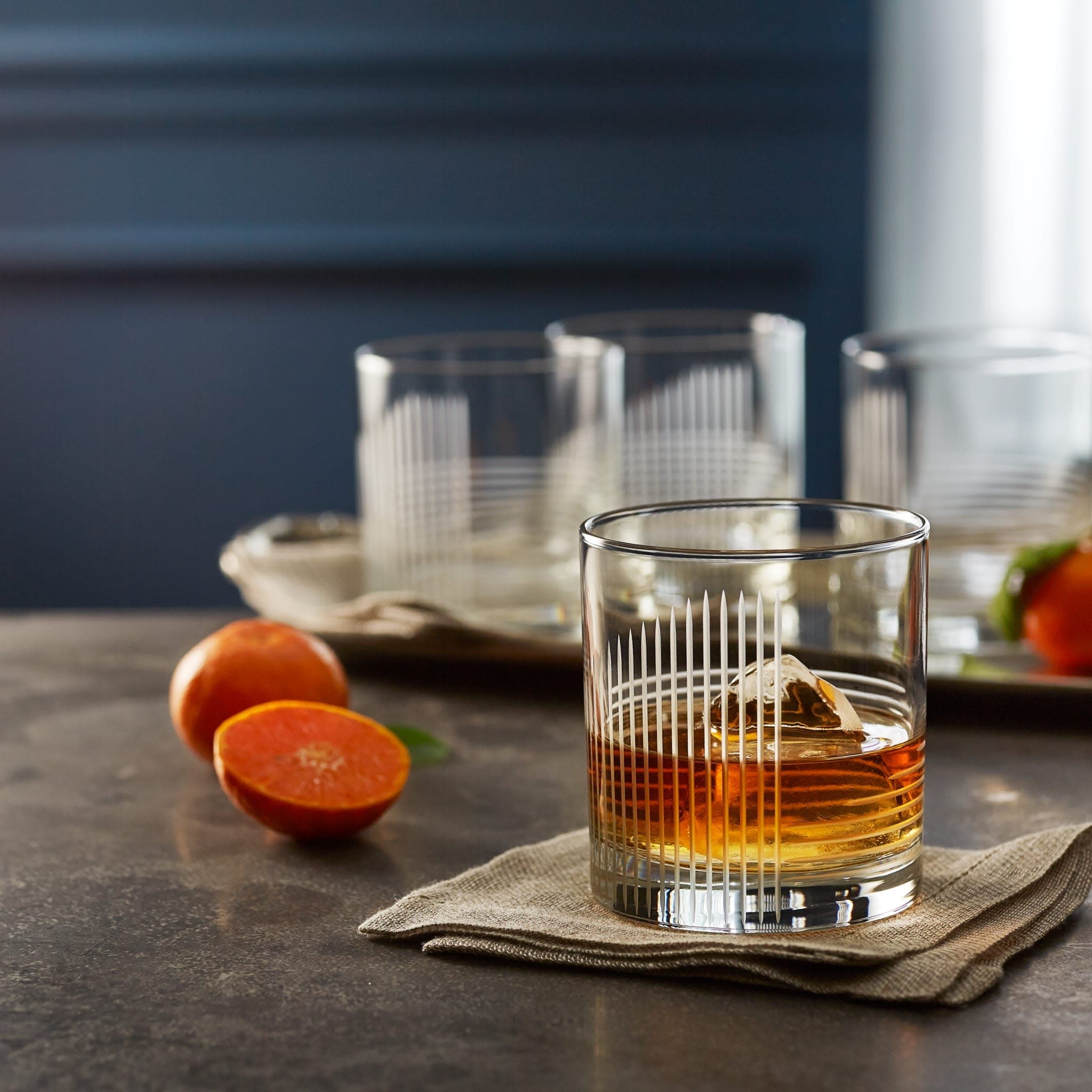 Libbey Cut Cocktails Passage Rocks Glasses, 11-ounce, Set of 4 - Set of 4