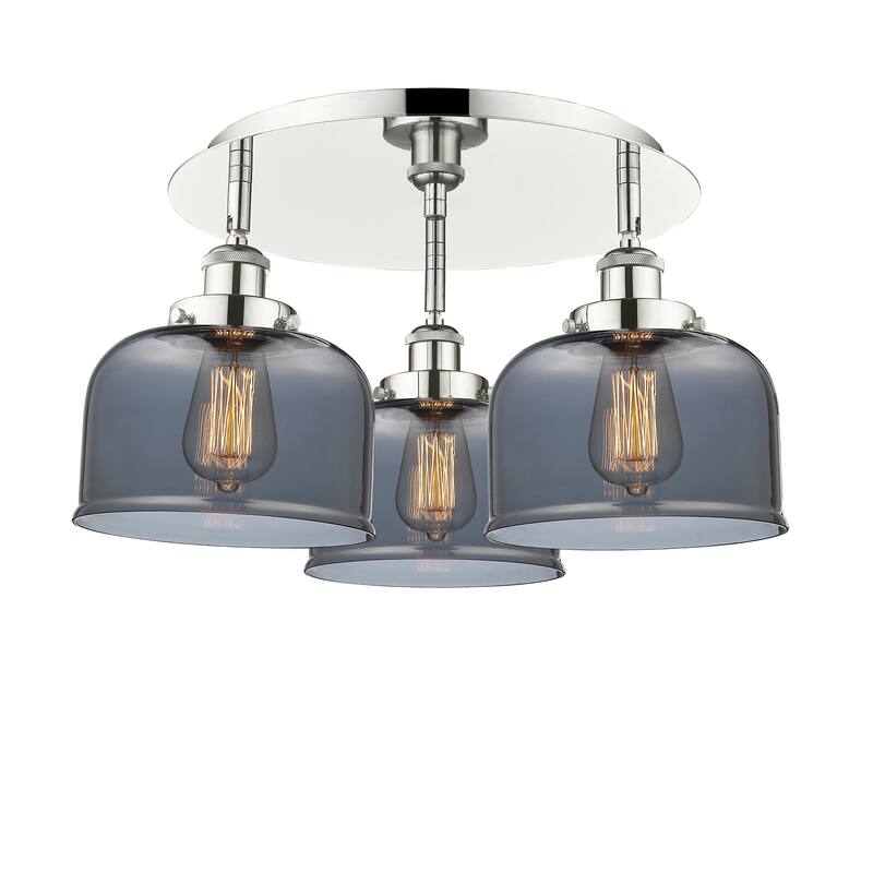 Innovations Lighting Bell - 3 Light 20" Flush Mount