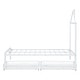 preview thumbnail 23 of 75, Metal Platform Bed with 2 Drawers, Bedroom Kids Bed Frame with House-Shaped Headboard Design and Support Slats, Easy Assembly