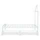 preview thumbnail 7 of 15, Twin Size Metal Platform Bed with House,Shaped Headboard and Two Sliding Drawers , Durable Construction