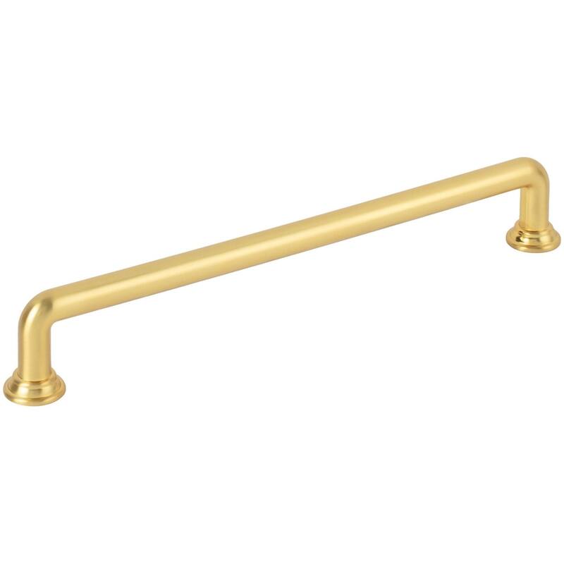 Jeffrey Alexander 387-192 Davis 7-9/16" Center to Center Handle - Brushed Gold