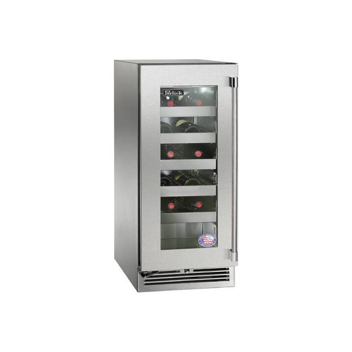Perlick 15 Inch Wide 20 Bottle Capacity Built-In Wine Cooler with Left
