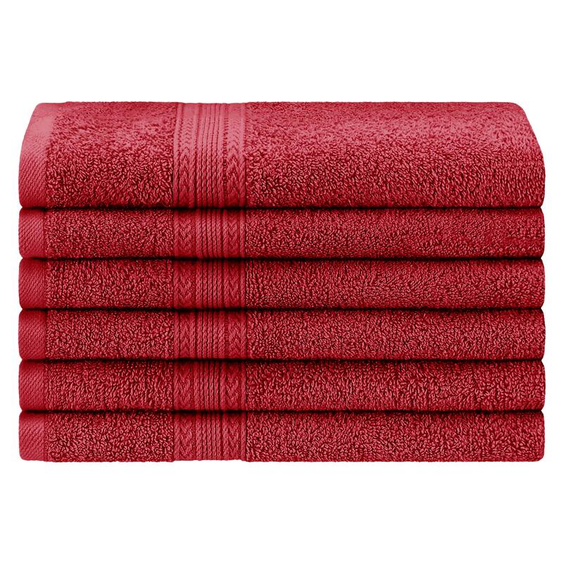 Superior Eco Friendly Cotton Soft and Absorbent Hand Towel - (Set of 6)