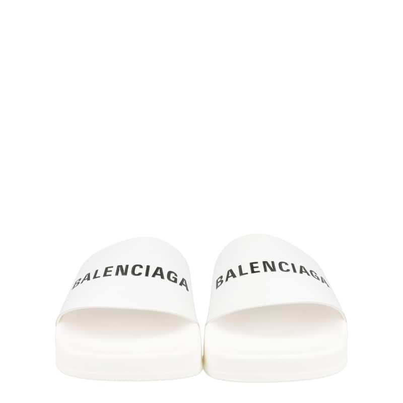 Balenciaga Logo Pool Slides