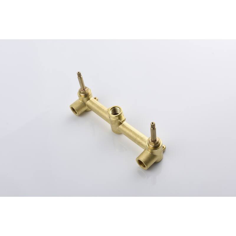 Modern Wall Mounted Bathroom Sink Faucet with Cross Design Handle, Rust and Corrosion Resistant, Anti Fingerprint