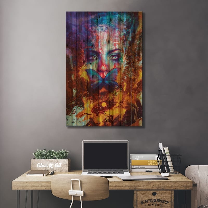 Cyclolysis Metamorphica Print On Wood by Mario Sanchez Nevado - Multi-Color
