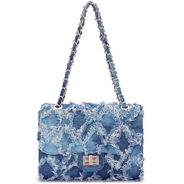 denim shoulder bags