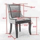 preview thumbnail 7 of 7, Set of 2 Ultra Side Dining Chairs with Wood Legs