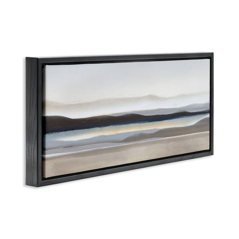 Stupell Fade Neutral Desert Scenery Framed Floater Canvas Wall Art Design By Charity Henderson