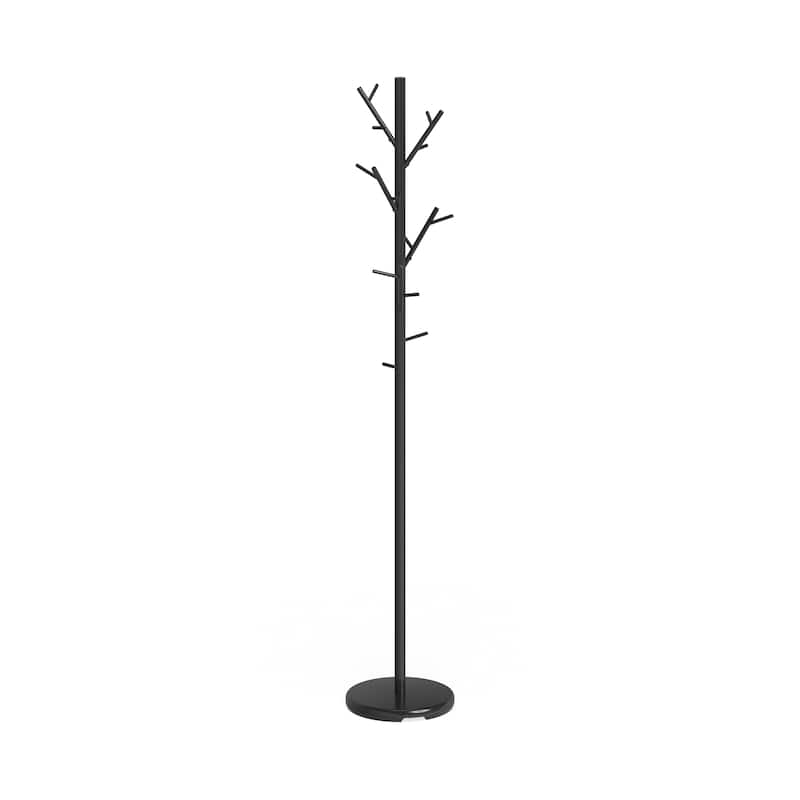 Coaster Furniture Clover Black 18-Hook Coat Rack
