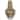 Harp & Finial Banks Chandelier - Natural Wood Beads