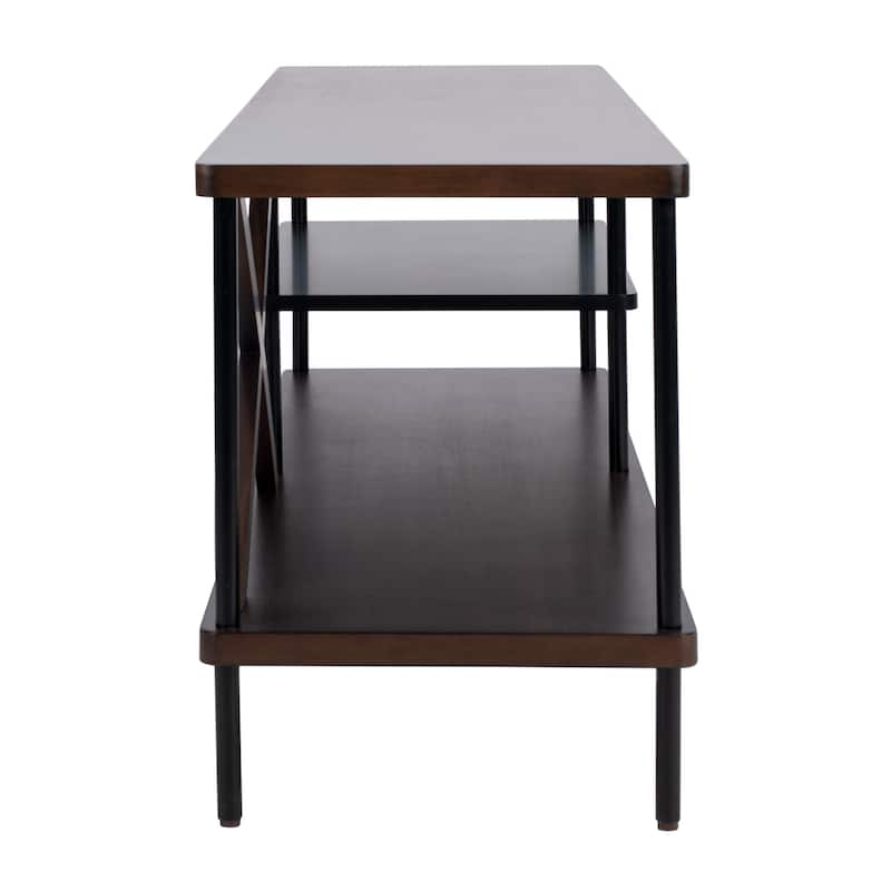 SAFAVIEH Bruno Industrial Media 55" TV Stand - 55.1" x 15" x 19.7"