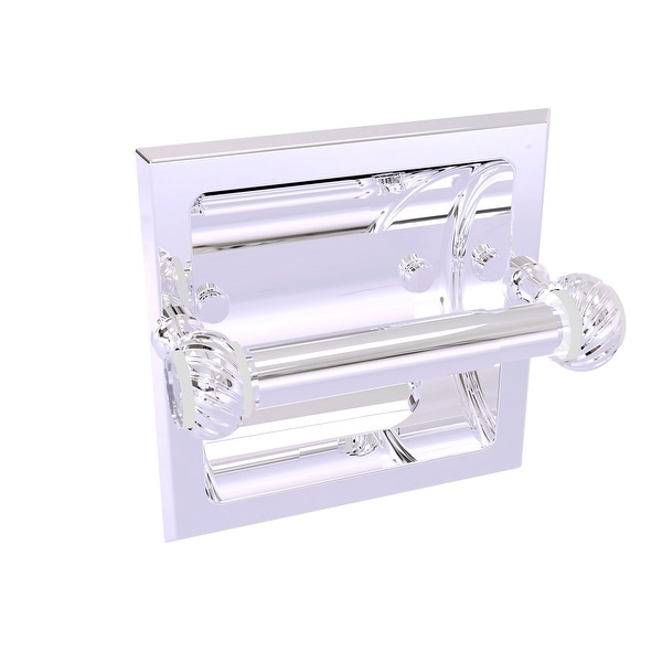 Allied Brass Pacific Grove Collection Recessed Toilet Paper Holder with Twisted Accents