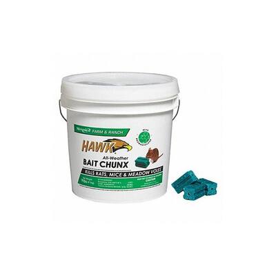 Hawk Rodenticide,Green Chunks,9 lb. Pail 31270 5 - 1 Each