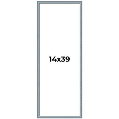 14x39 Frame Rustic Sky Blue Solid Wood Picture Frame | 0.75 Inch