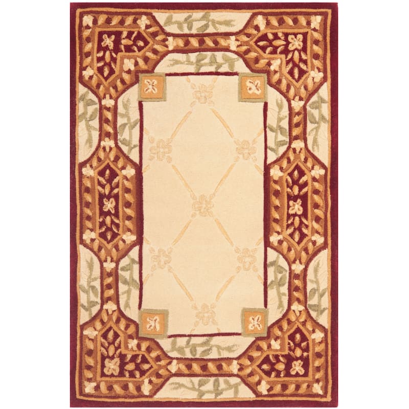 SAFAVIEH Handmade Naples Ilmi Traditional Oriental Trellis Wool Rug - 2' x 3' - Assorted
