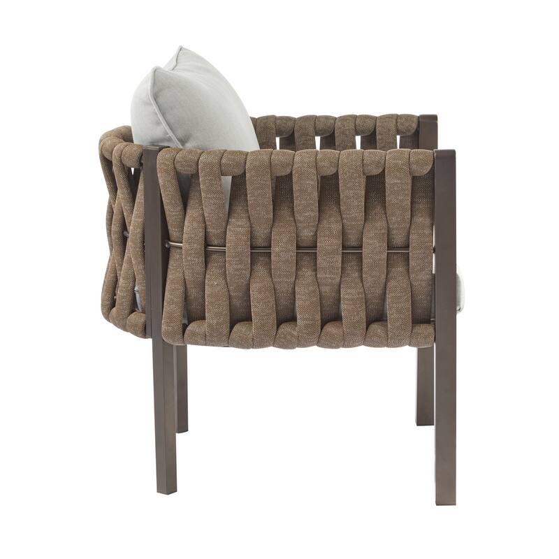 Christopher Knight Home - Ethan Fabric Patio Club Chair (Set of 2)