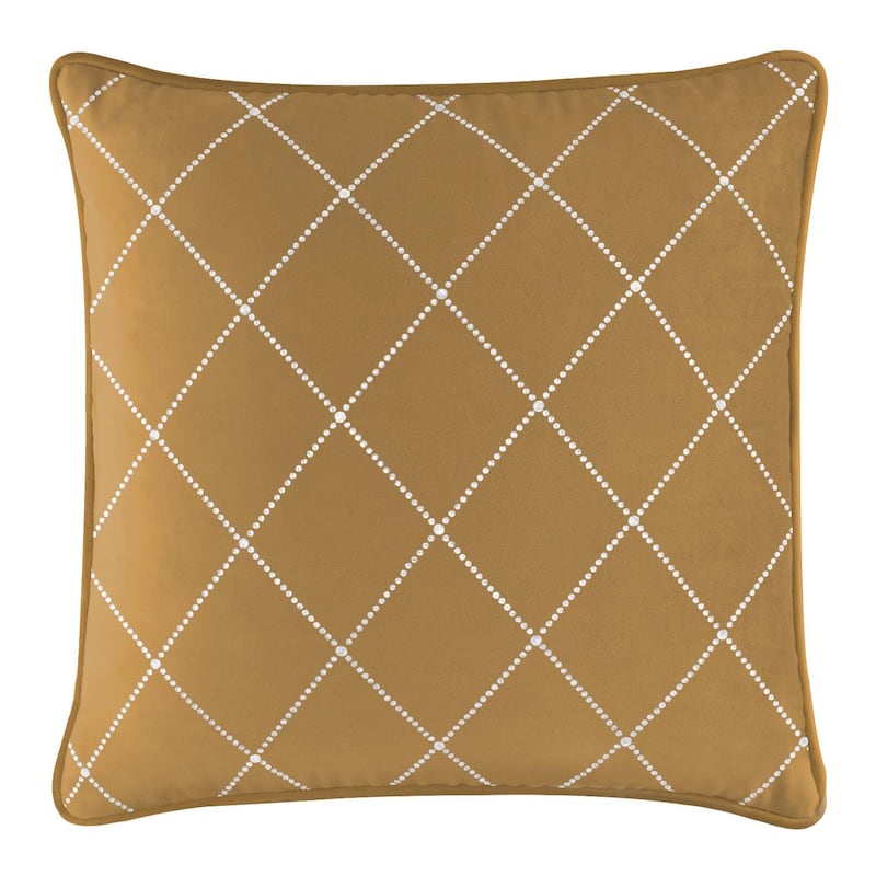 Sparkles Home Atlas Rhinestone Pillow - 16x16 - Yellow