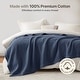 preview thumbnail 28 of 120, Madison Park Waffle Weave 100% Cotton Breathable Lightweight Blanket