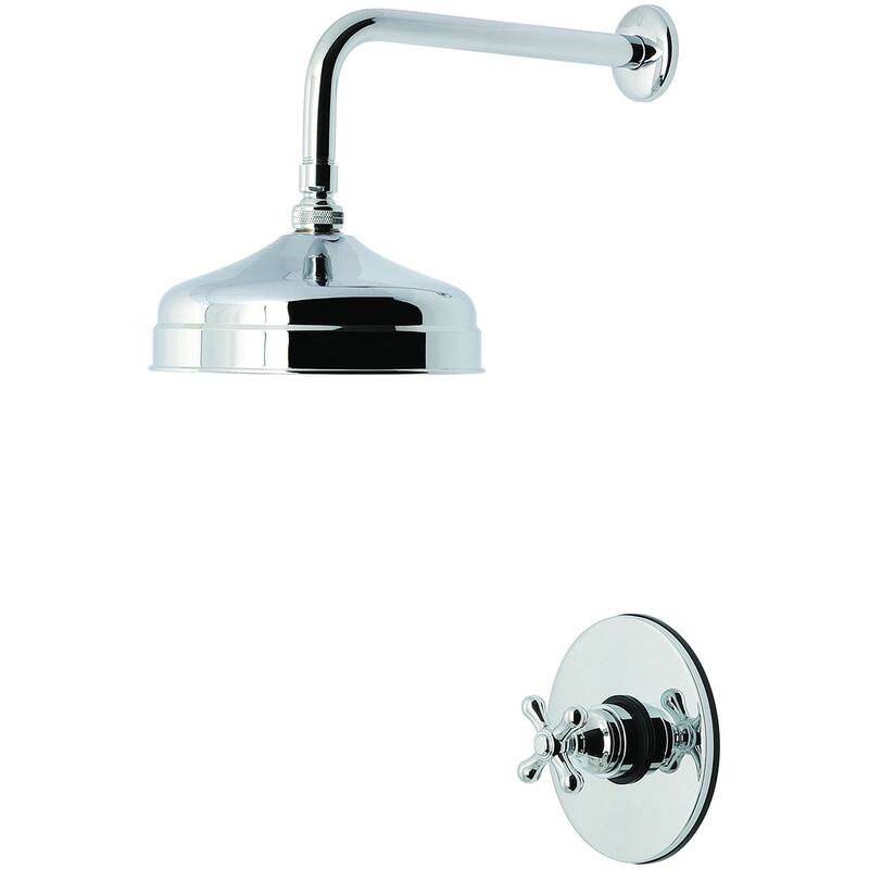 Kingston Brass KB633.AXSO Restoration Shower Only Trim Package with - Polished Chrome